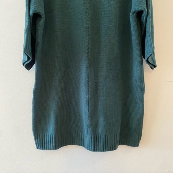 NEW Monki ASOS Green High Neck Sweater Dress Women’s Size Medium - Picture 3 of 11